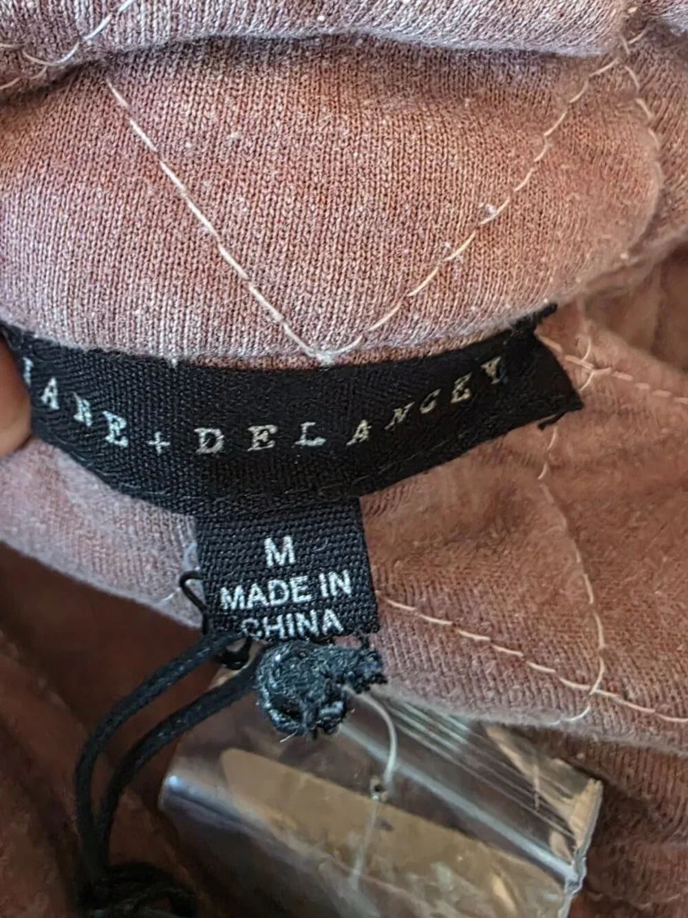 NWT JANE & DELANCEY (MED) Quilted Button Up Bomber Jacket